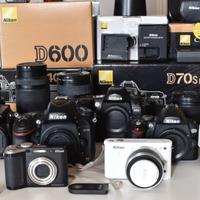 Stock NIKON Reflex - 6 Fotocamere + Obiettivi