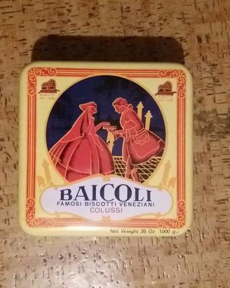 Vecchia scatola di latta Baicoli