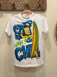 T-shirt Bart Surf 8/9 anni nuova con cartellino