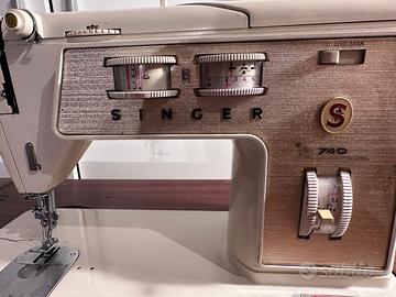 macchina da cucire Singer 740 con mobiletto