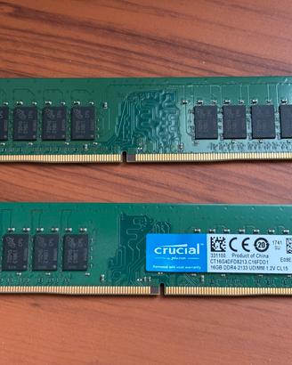 Crucial 2x16gb DDR4 32gb