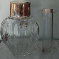 Caraffa con porta ghiaccio interno,acciaio Vintage