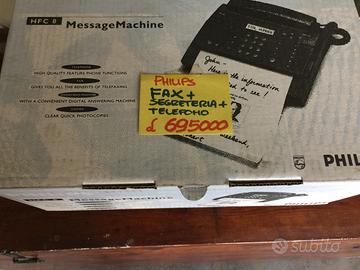 Telefono Fax Segreteria Fotopiatrice PHILIPS NUOVO