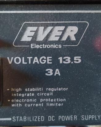 Alimentatore stabilizzato 13,5v 3a radioamatori