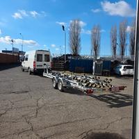 carrello barche 2 assi cresci 3000kg 9.5mt