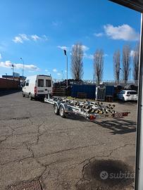 carrello barche 2 assi cresci 3000kg 9.5mt