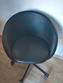 Sedia girevole scrivania SKRUVSTA Ikea 