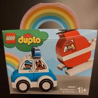 Lego 10957 Duplo Elicottero pompieri/auto polizia