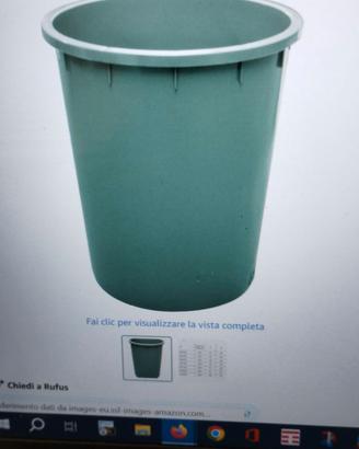 Bidone industriale in plastica (HDPE) 300 Lt