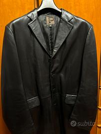 Trench uomo vera pelle