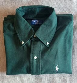 camicia verde bambino Ralph Lauren