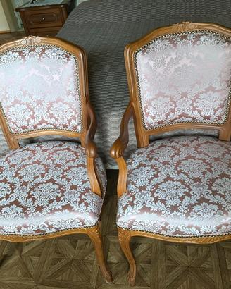 Poltroncine in stile Luigi XV
