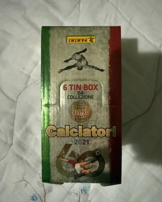 Tin Box calciatori panini 20/21 vuote