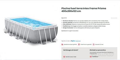 piscina fuori terra della San Marco