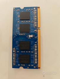 memoria Kingston 4gb pc3l  per portatile