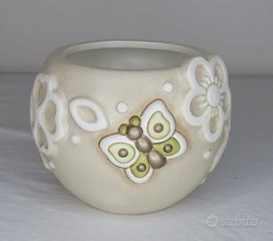 Cachepot linea Prestige con Farfalla e Fiore - Thu