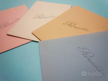 Lotto 4 pacchetti carta da lettere vintage anni 80