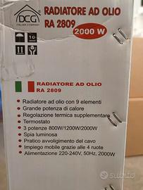 Radiatore ad Olio