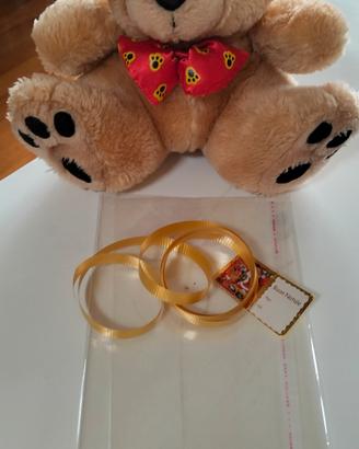 Peluche Orsetto  con Papillon  Natalizio 
