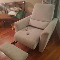 Poltrona reclinabile elettrica di Poltrone Sofà