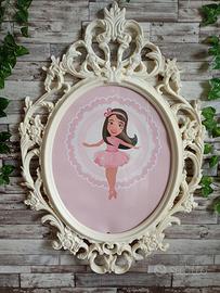 CORNICE CON VETRO BIANCO AVORIO IKEA