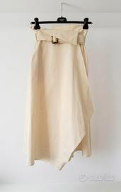 gonna minimale stile jappo assimetrica 