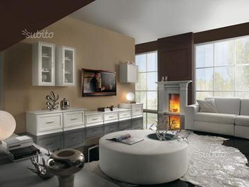 Soggiorno composizione giorno laccati 5 moderno