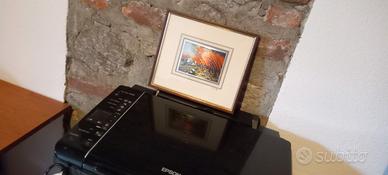 Quadretto raffigurante la autunno con cornice in l