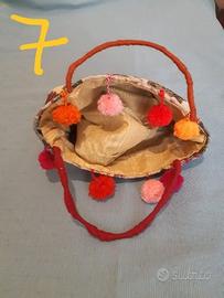 Borse realizzate a mano con tessuti vintage