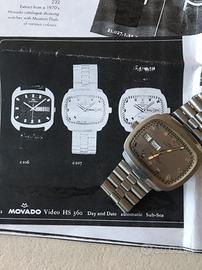 Orologio meccanico carica automatica Movado
