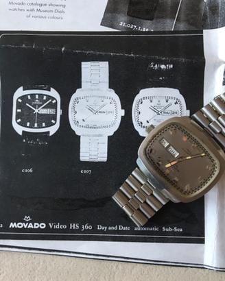 Orologio meccanico carica automatica Movado