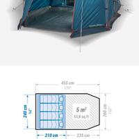 Tenda da campeggio per 4 persone arpenaz 4.1