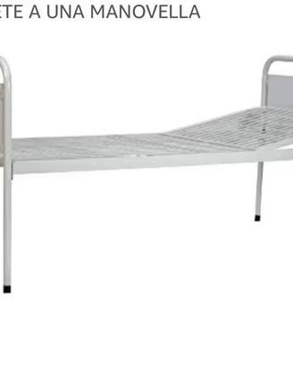 Letto per anziani con manovella