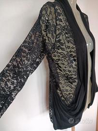 Giacca traforata in pizzo