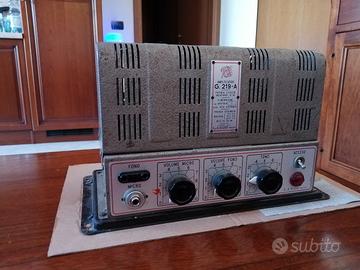 amplificatore valvolare geloso 1959 12w