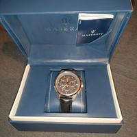 Orologio Maserati con cinturino in pelle