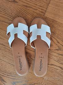 Ciabattine nuove colore bianco numero 41