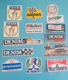 adesivi vintage 80 -90 motorsport, auto, ecc
