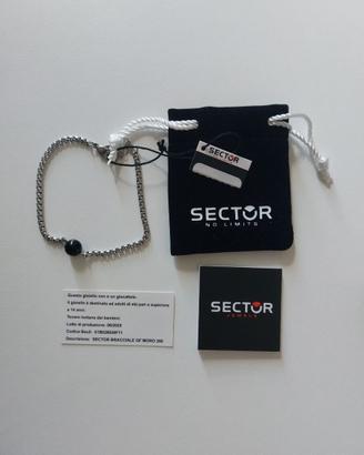 Bracciale acciaio Sector