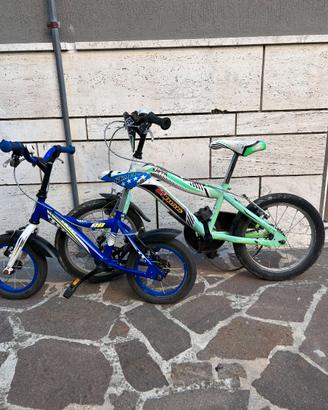 2  biciclette bambino