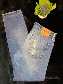 Vintage Long Jeans Levi's 508, Blue Jeans Y2K