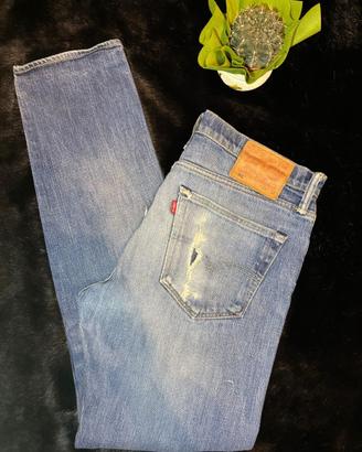 Vintage Long Jeans Levi's 508, Blue Jeans Y2K