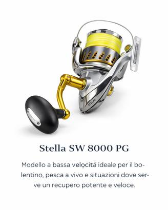 Shimano Stella SW PG / HG – Mulinelli Top di Gamma