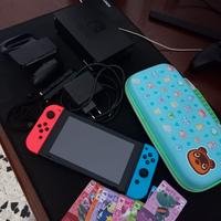 Nintendo Switch + Custodia e Amiibo