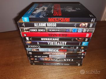 12 DVD + 1 blu ray Denzel Washington 