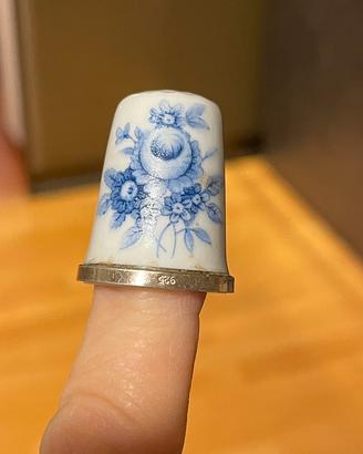 Ditale vintage fine bona china e argento
