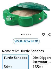 Sabbiera o portagiochi