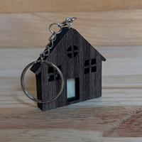 Portachiavi in legno con nome