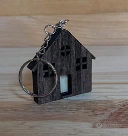 Portachiavi in legno con nome