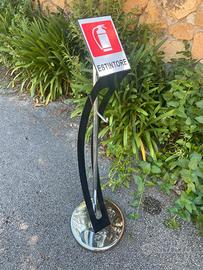 Piantana porta estintore acciaio